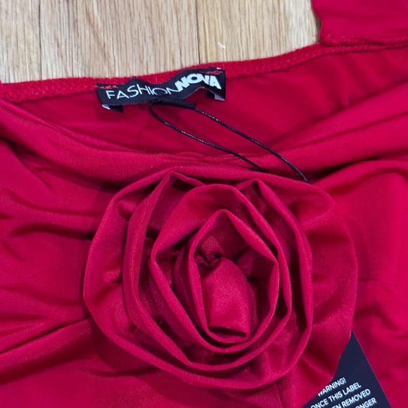 BRAND NEW WITH TAG FASHION NOVA SEND ME FLOWERS BODY SUIT - Picture 3 of 5